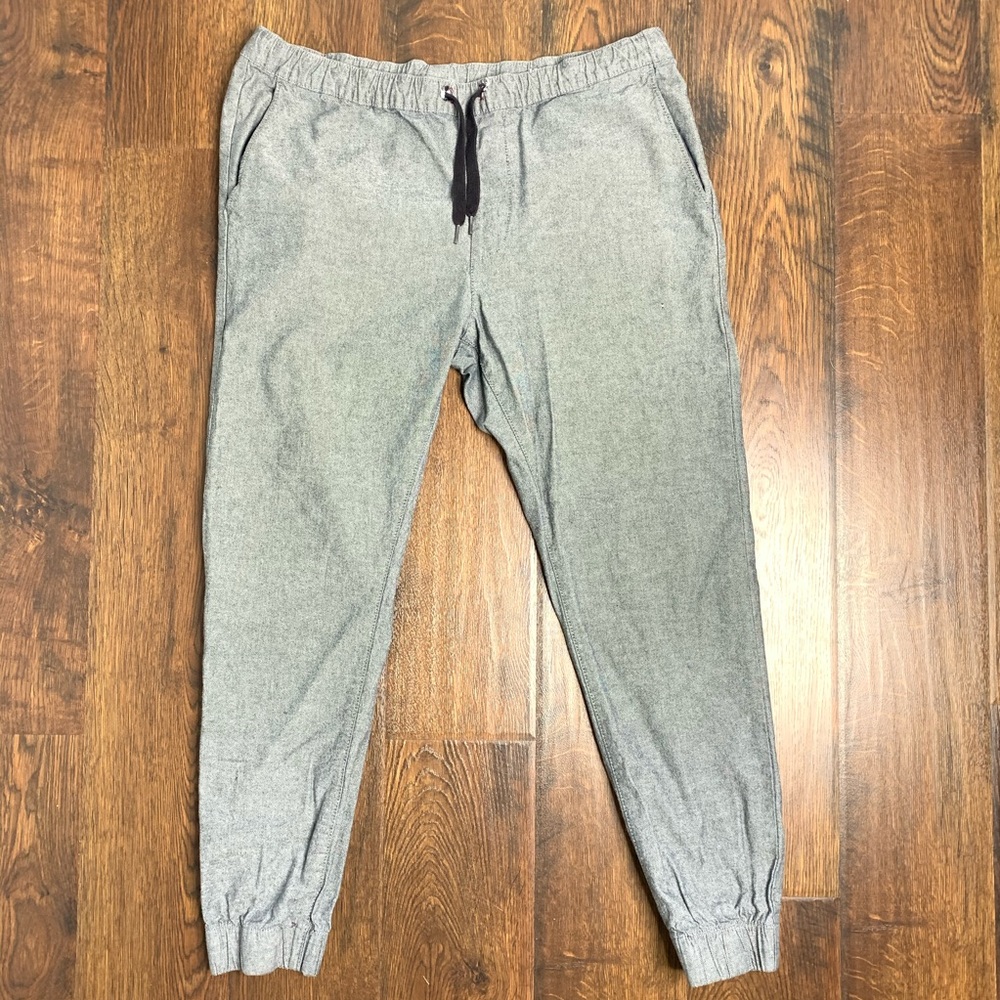 Bullhead Grey Denim Stretch Skinny Jogger Bottoms
